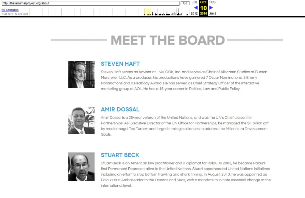 Terramar Project Board of Directors