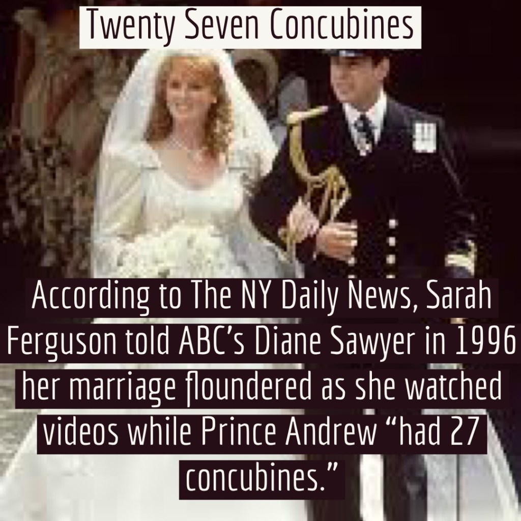 Sarah Ferguson Prince Andrew