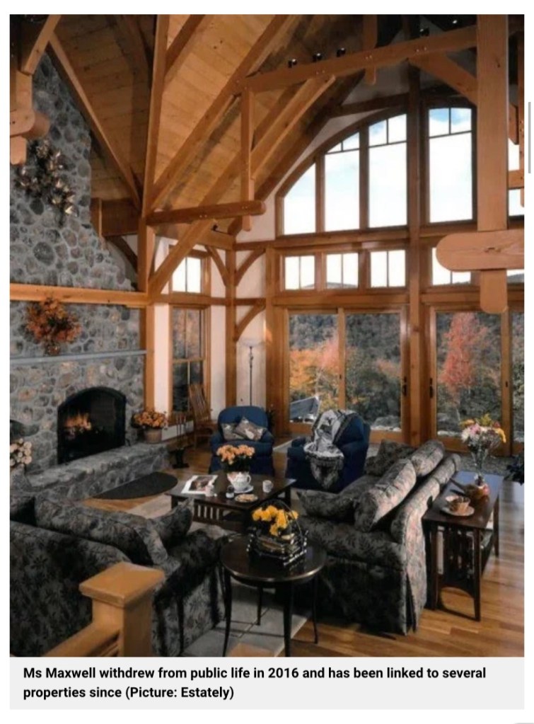 Homes of Ghislaine Maxwell