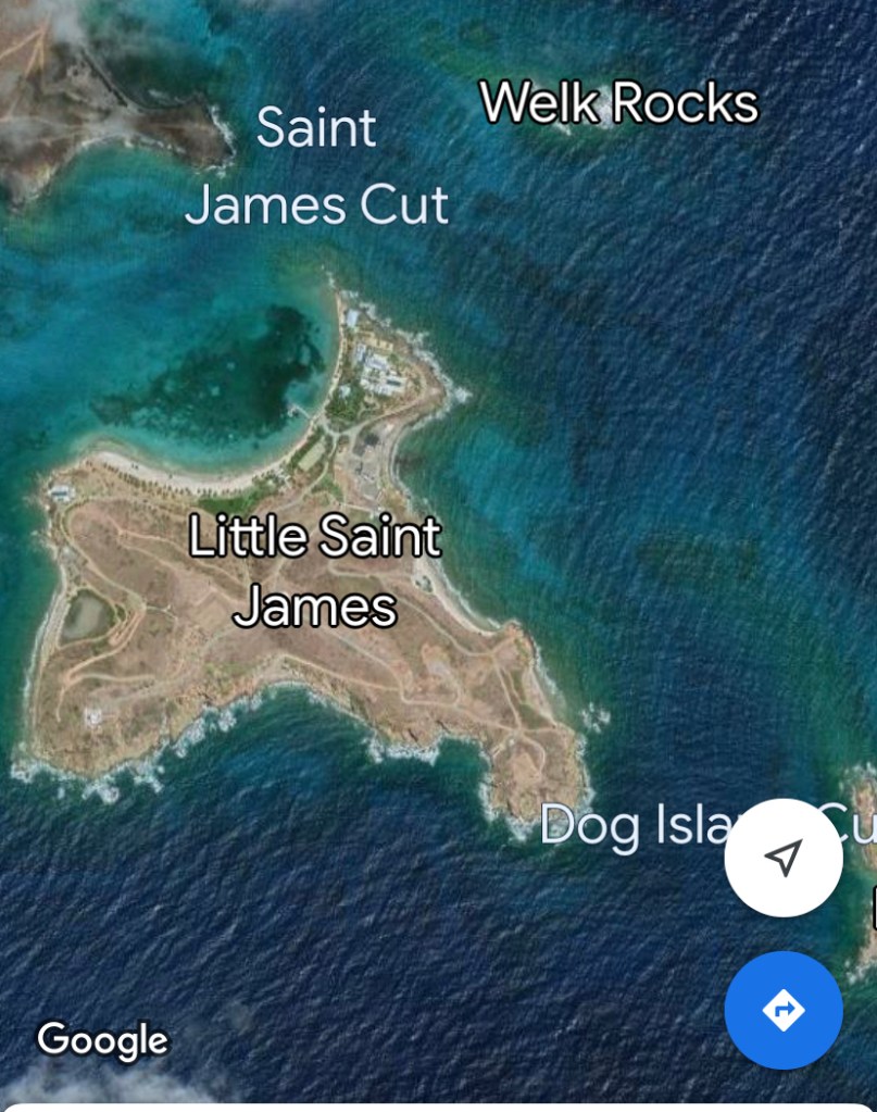 Jeffrey Epstein Island map